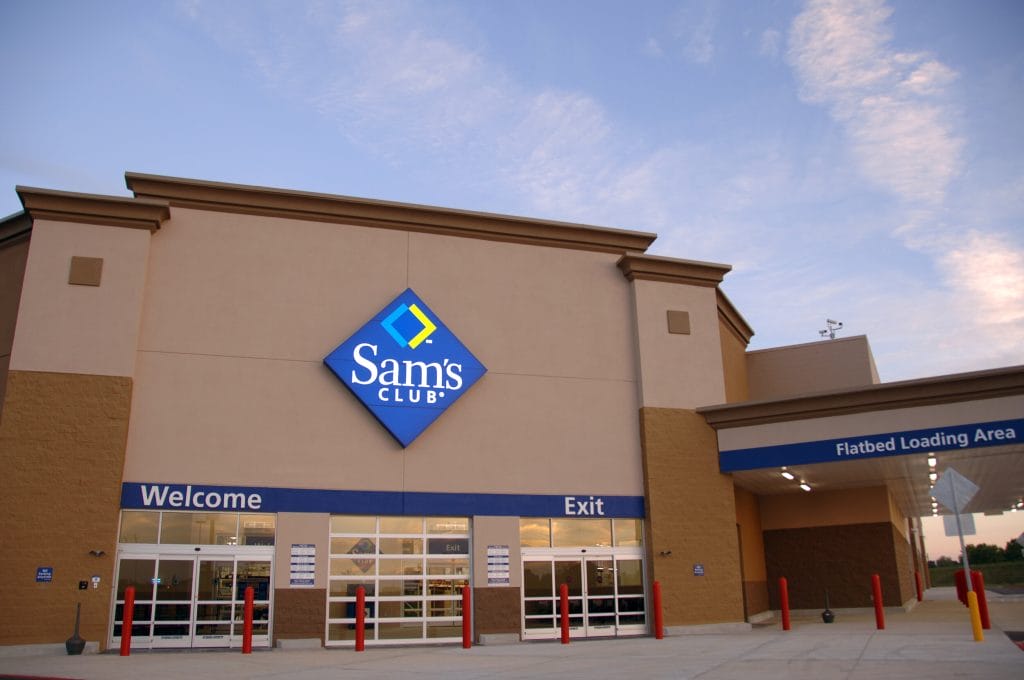 sams club store front